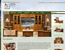 Tablet Screenshot of amishfurniturebarn.com